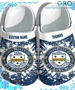 University of Pittsburgh Graduation Crocs Clog Shoes Customize Name
