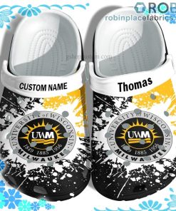 University of Wisconsin-Milwaukee Graduation Crocs Clog Shoes Customize Name
