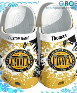 Virginia Commonwealth University Graduation Crocs Clog Shoes Customize Name