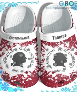 Washington State University Graduation Crocs Clog Shoes Customize Name