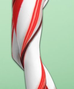 3D Candy Cane Yoga Leggings