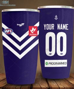 Personalise AFL Fremantle Football Club Home Guernsey Tumbler