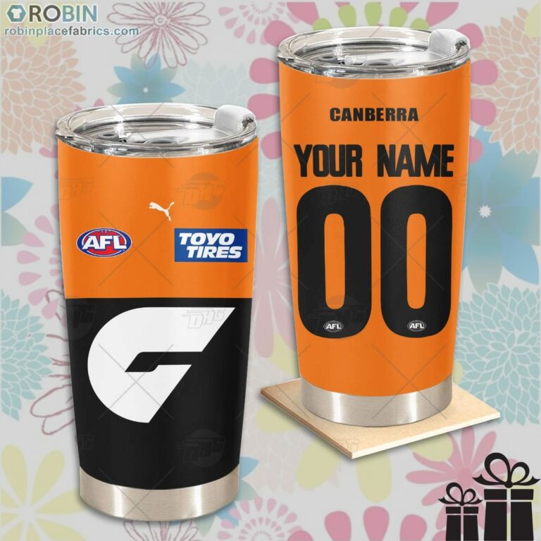 Personalise AFL Greater Western Sydney Giants Home Guernsey Tumbler