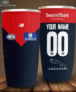 Personalise AFL Melbourne Football Club Home Guernsey Tumbler