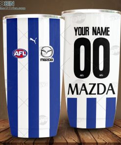 Personalise AFL North Melbourne Football Club Home Guernsey Tumbler