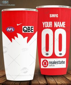 Personalise AFL Sydney Swans Home Guernsey Tumbler