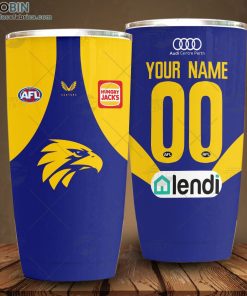 Personalise AFL West Coast Eagles Home Guernsey Tumbler