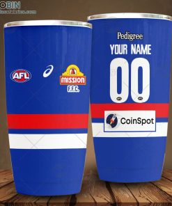 Personalise AFL Western Bulldogs Home Guernsey Tumbler