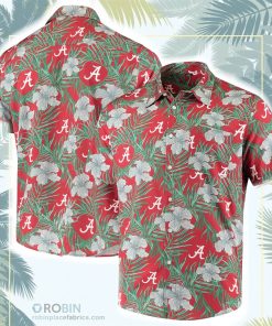 Alabama Crimson Tide Floral Button-Up Shirt