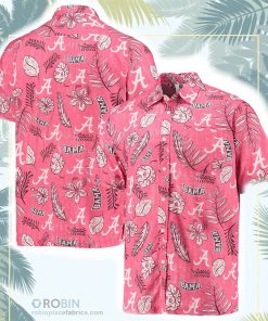 Alabama Crimson Tide Vintage Floral Button-Up Shirt