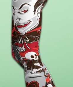 All the Horrors of Halloween Yoga Leggings