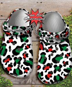 Animal Red Green Seamless Leopard Pattern Personalized Croc Classic Clog Animal Red Green Seamless Leopard Pattern Personalized Croc Classic Clog