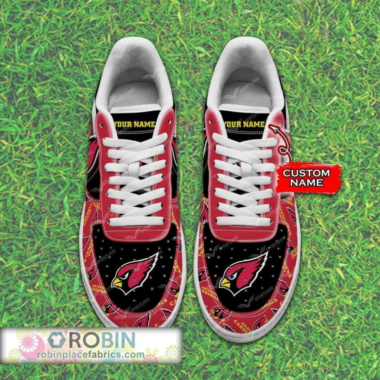 Arizona Cardinals NFL Custom Name Air Force 1 Shoes