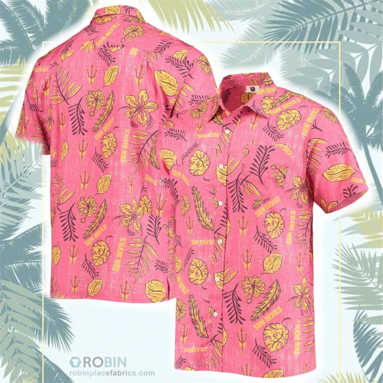 Arizona State Sun Devils Vintage Floral Button-Up Shirt