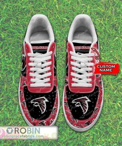 atlanta falcons nfl custom name air force 1 shoes 126 9Uyx9