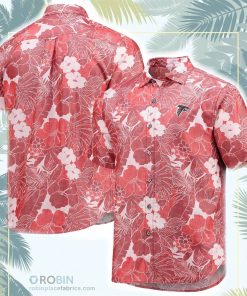 Atlanta Falcons Tommy Bahama Coconut Point Playa Floral Button-Up Shirt Atlanta Falcons Tommy Bahama Coconut Point Playa Floral Button-Up Shirt
