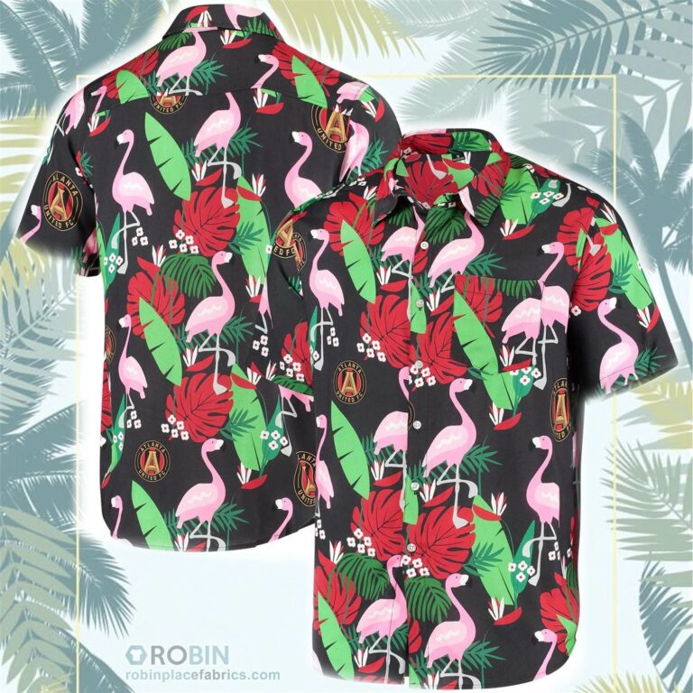 Atlanta United FC Floral Button-Up Shirt