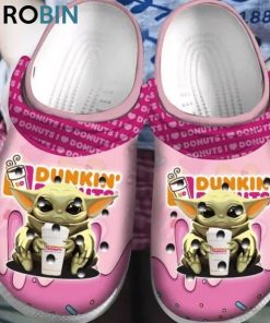 Baby Yoda Dunkin Donuts Crocs – Classic Clog