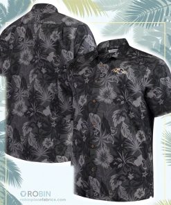 Baltimore Ravens Tommy Bahama Big & Tall Fuego Floral Button-Up Shirt Baltimore Ravens Tommy Bahama Big & Tall Fuego Floral Button-Up Shirt