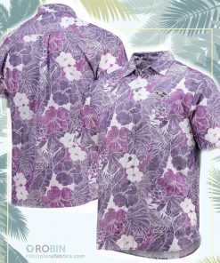 Baltimore Ravens Tommy Bahama Coconut Point Playa Floral Button-Up Shirt Baltimore Ravens Tommy Bahama Coconut Point Playa Floral Button-Up Shirt