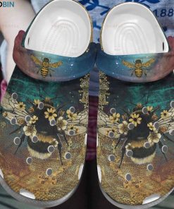 Bee Kind Words Dark Night  Crocs – Classic Clog