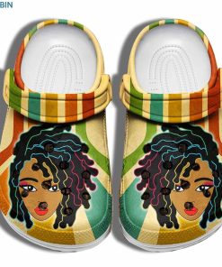 Black Girl Hair Juneteenth  Africa Culture Black Women Crocs – Classic Clog