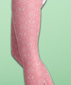 Bunny But Easter Yoga Leggings (Pink)