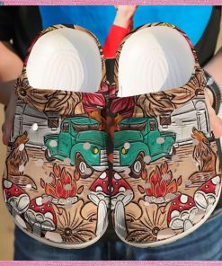 Camping Caravan Rubber Unisex Crocs