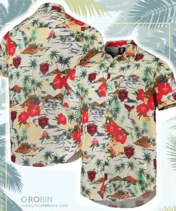 Chicago Bears Paradise Floral Button-Up Shirt Chicago Bears Paradise Floral Button-Up Shirt