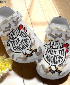 Chicken Yep I Can Do It Crocs – Classic Clog