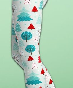 Christmas Forest Yoga Leggings