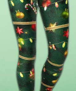 Christmas Tree Yoga Leggings