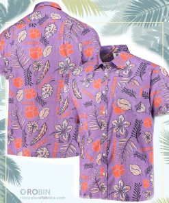Clemson Tigers Vintage Floral Button-Up Shirt Clemson Tigers Vintage Floral Button-Up Shirt