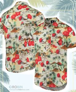 Cleveland Browns Paradise Floral Button-Up Shirt Cleveland Browns Paradise Floral Button-Up Shirt