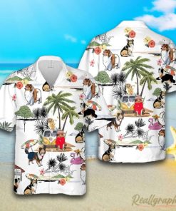 Collie Beach Hawaiian Shirt, Short Sleeve Button Up Shirt