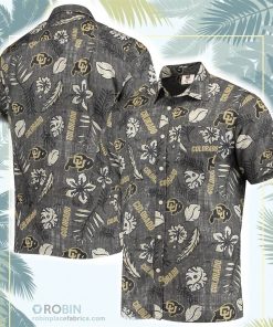 Colorado Buffaloes Vintage Floral Button-Up Shirt