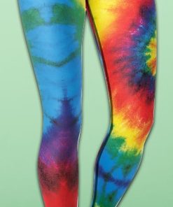 Colorful Supernova Tie Dye Yoga Leggings