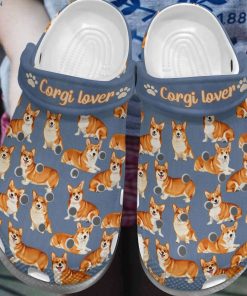 Corgi Lover Rubber Crocs – Classic Clog