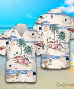 Coton De Tulear Summer Beach Hawaiian Shirt
