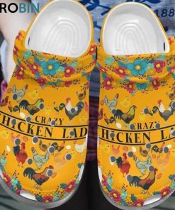 Crazy Chicken Lady Unisex Crocs