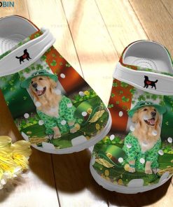 Cute Golden Retriever 5 Unisex Crocs