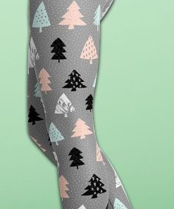 Cute Minimalistic Christmas Yoga Leggings