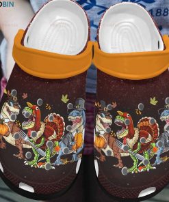 Dinosaur Turkey Dino Unisex Crocs
