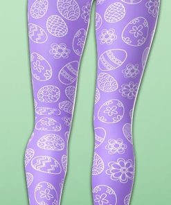 Easter Eggs Yoga Leggings