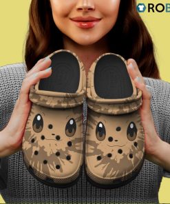 Eevee Tie Dye Face Classic Crocs Pokemon