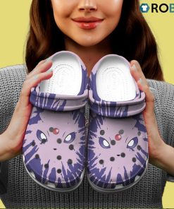 Espeon Custom Tie Dye Face Classic Classic Clogs