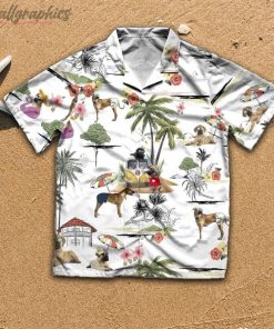 Felacia Black Mouth Cur Beach Hawaiian Shirt