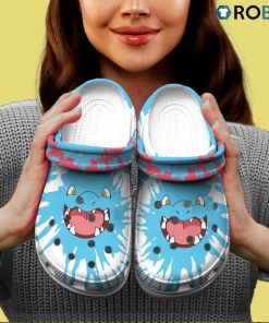 Feraligatr Tie Dye Face Crocs Pokemon