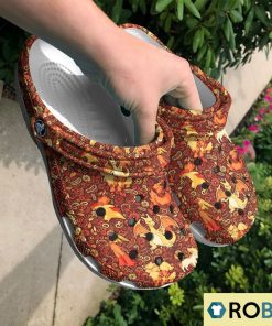 Fire Type Pattern Custom Classic Classic Clogs