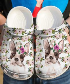 French Bulldog Sun Flower Unisex Crocs